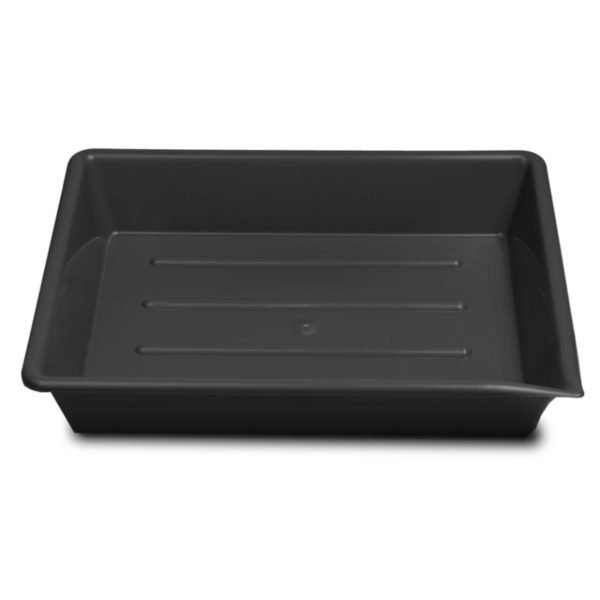 Kaiser Bandeja de laboratorio negra 24 x 30