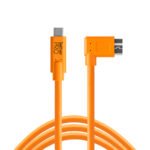 Tether Tools CUC33R15ORG cable USB-C A USB micro B 4.6mts