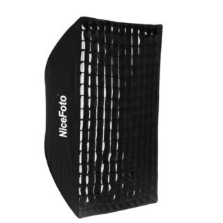 NiceFoto Softbox Paragua KS 60x90 cm con grilla