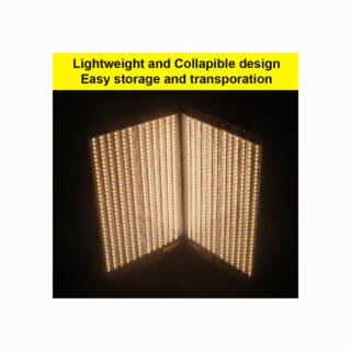 Nicefoto Manta LED Plegable VB-1000C RGB 100W con Grid
